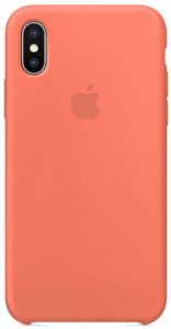 Чехол для iPhone X Original Silicone Copy Orange