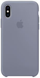 Чехол для iPhone Xs Original Silicone Copy Lavender Gray