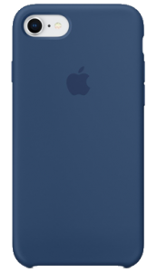 Чехол для iPhone 7/8/SE Original Silicone Copy Blue Cobalt