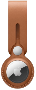 Кожаный брелок-подвеска Apple для AirTag Leather Loop - Saddle Brown (MX4A2)