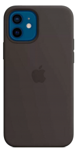 Чехол для iPhone 12/12 Pro with MagSafe Original Silicone Copy Black