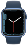 Watch 41mm Blue Aluminum Case with Abyss Blue Sport Band (MKN13) Series 7 GPS