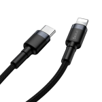 Кабель Baseus Cafule Lightning to USB-C 18w Black