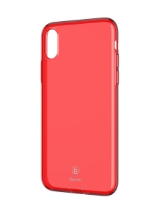 Чехол для iPhone X Baseus Transparent Red