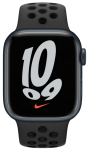 Watch 41mm Nike+ Midnight Aluminum Case with Anthracite Black Nike Sport Band (MKN43) Series 7