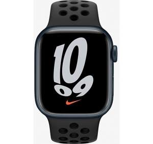 Watch 41mm Nike+ Midnight Aluminum Case with Anthracite Black Nike Sport Band (MKN43) Series 7 EU