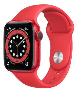 Watch 40mm (PRODUCT) RED Aluminum Case with Red Sport Band (M02T3/M06R3) Series 6 GPS+ LTE
