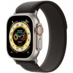 Watch Ultra 49mm Titanium Case with Black/Gray Trail Loop - M/L (MQF53/MQFX3)