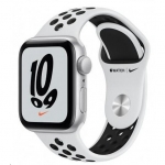 Watch 40mm Nike+ Silver Aluminium Case with Pure Platinum/Black Nike Sport Band (MKQ23) Series SE GPS