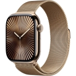 Watch 46mm Gold Titanium Case with Gold Milanese Loop - S/M (MC7T4) + Cellular Series 10