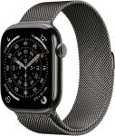 Watch 42mm Slate Titanium Case with Slate Milanese Loop (MF8U4) Series 11