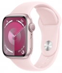 Watch 41mm Pink Aluminum Case with Light Pink Sport Band (MR933) Series 9