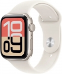 Watch 44mm Starlight Aluminum Case with Starlight Sport Band - M/L (MEP74) Series SE3 + LTE 2025