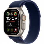 Watch Ultra 2 49mm Natural Titanium with Blue Trail Loop - S/M (MX4J3) EU