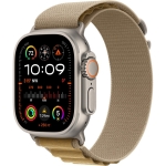 Watch Ultra 2 49mm Natural Titanium with Case Tan Alpine Loop - S (MX4E3) EU