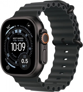 Watch Ultra 3 49mm Black Titanium Case w. Black Ocean Band (MF0J4) EU