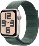 Watch 40mm Starlight Aluminum Case with Lake Green Sport Loop (MXEH3) Series SE2
